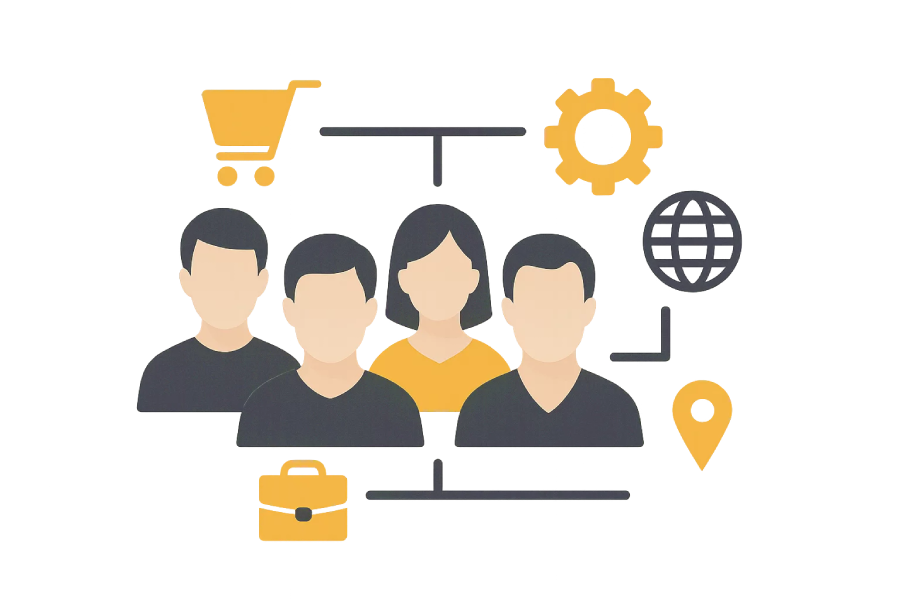 Zielgruppen- und Branchenanalyse als Grundlage für strukturierte SEO, KI-SEO und nutzerzentrierte Webstrategie.